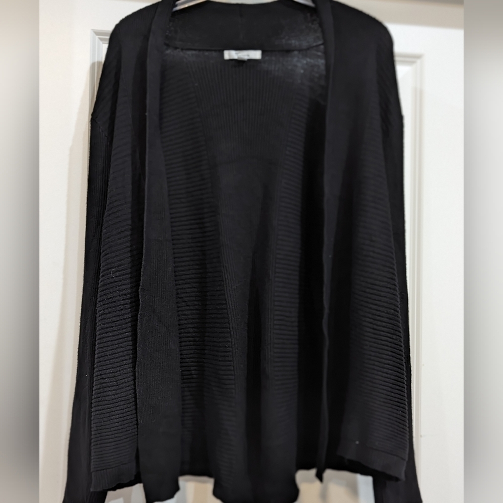 89 & Madison Black Cardigan Sweater - Picture 2 of 4